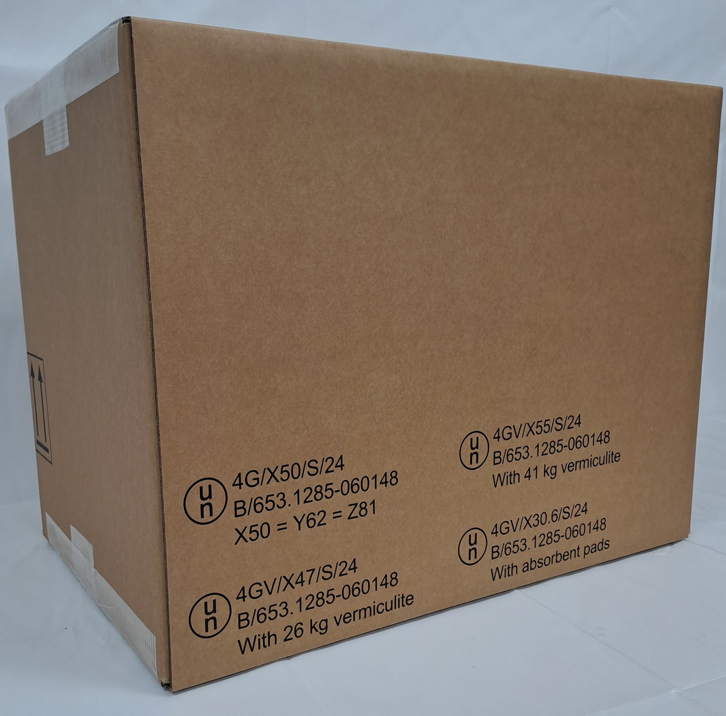 Fibreboard box - 4GV/X55, incl. liner (bundel of 10 pcs)