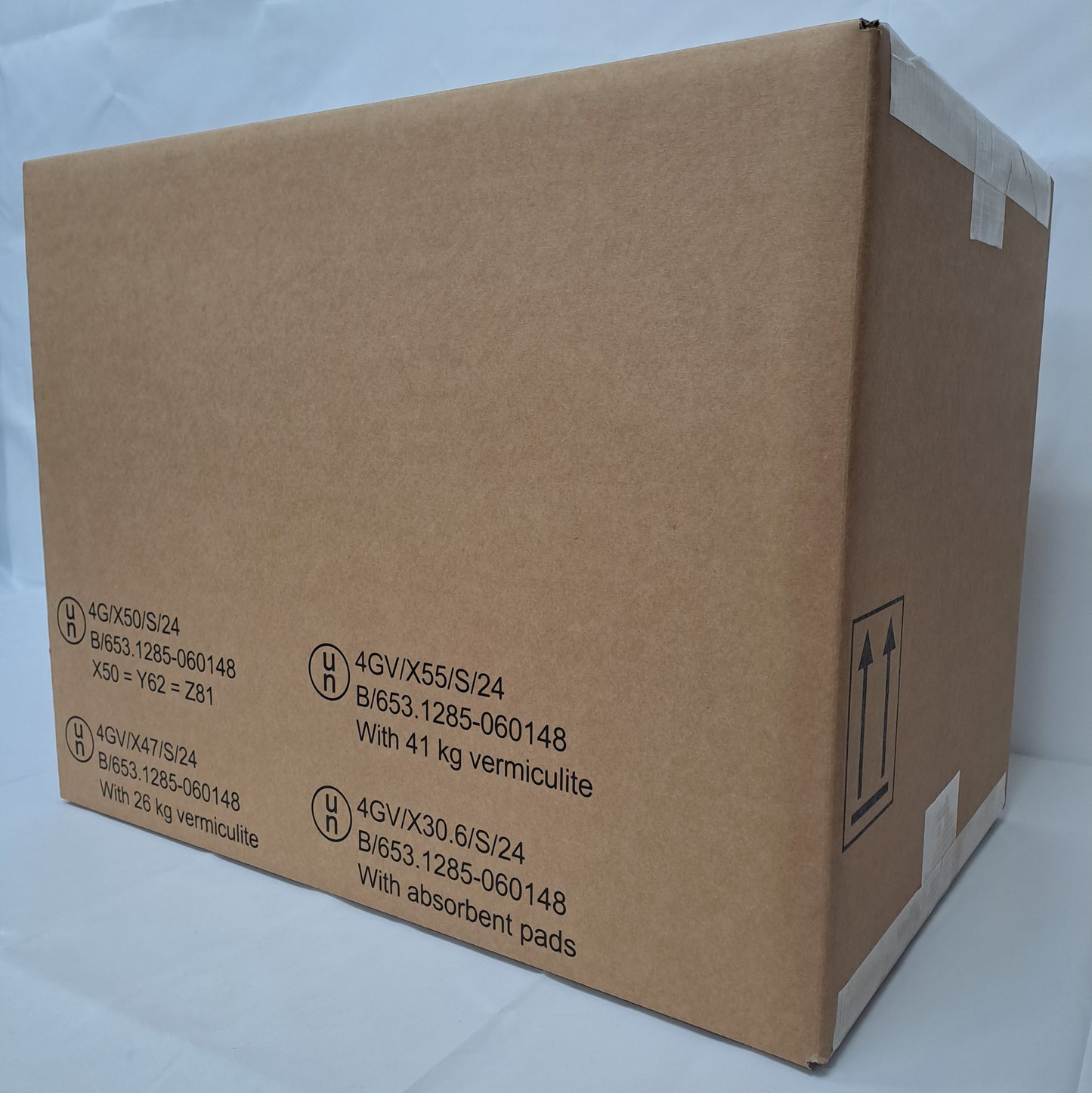Fibreboard box - 4GV/X55, incl. liner (bundel of 10 pcs)
