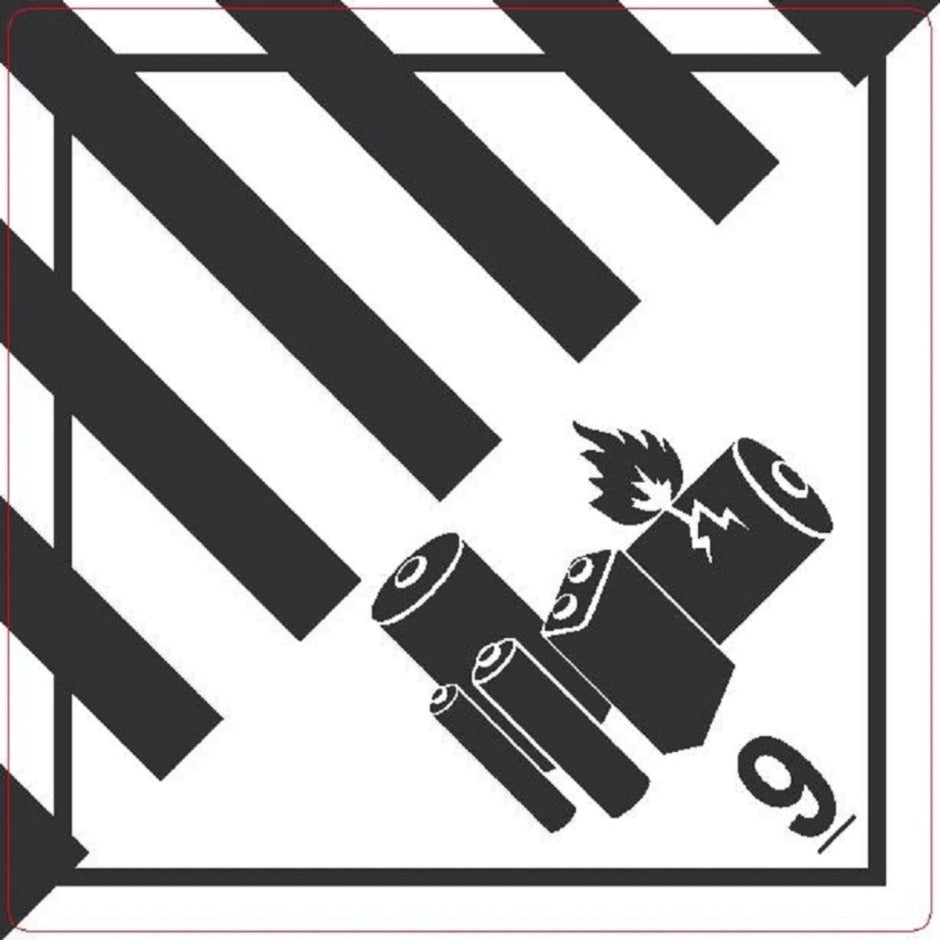 Class 9 Battery label, Self-Adhesive - SGS Netherlands