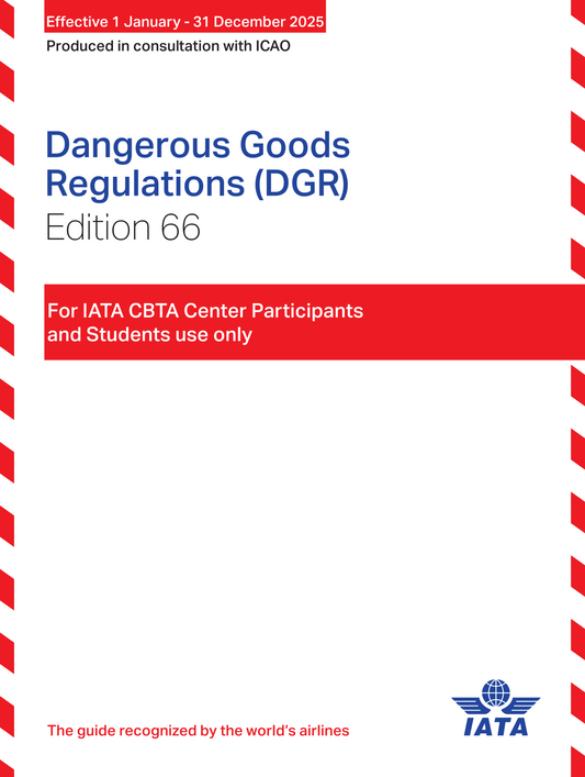 IATA Voorschriften Gevaarlijke Goederen,  Boek 2024, 65e editie